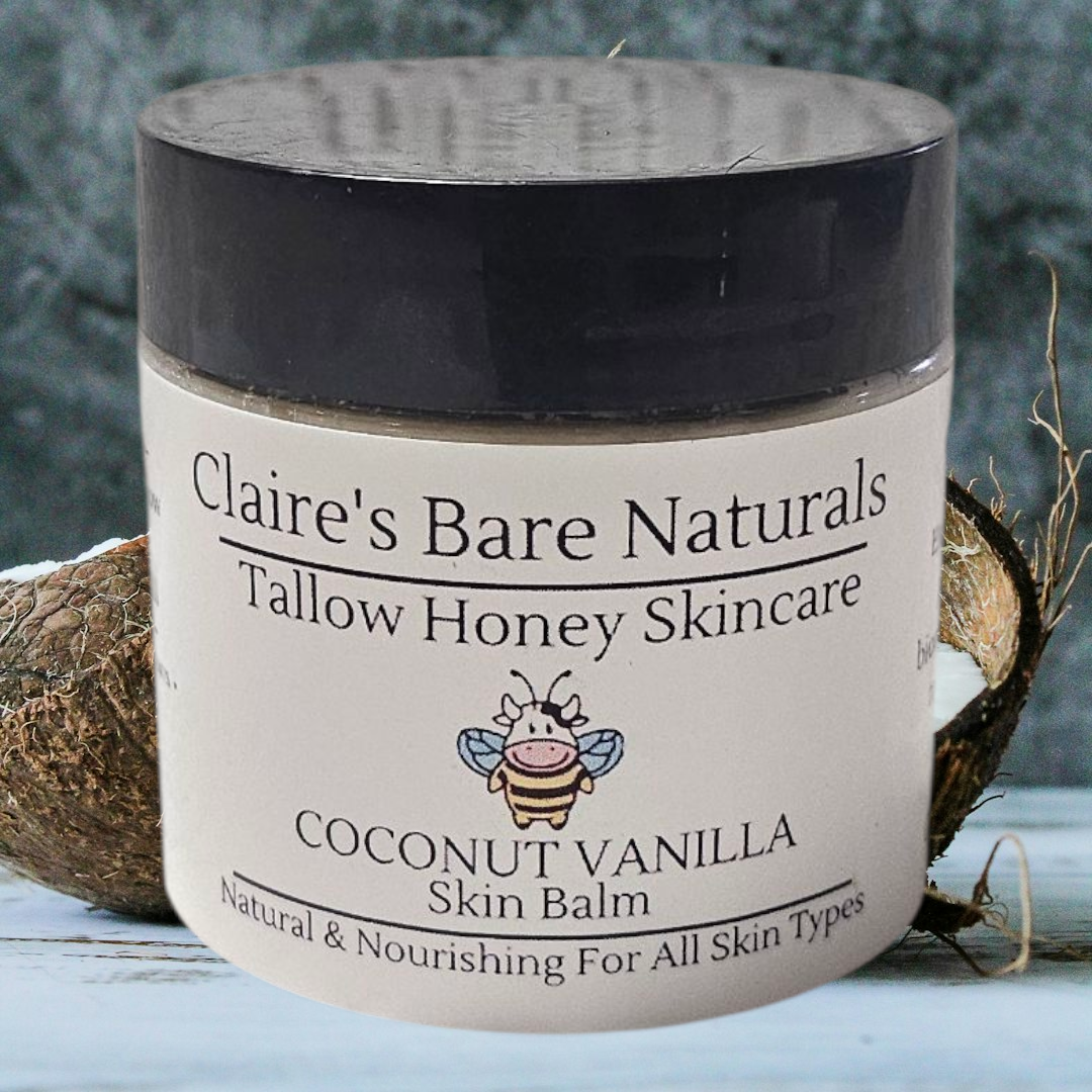 Tallow Honey Coconut Vanilla Skin Balm