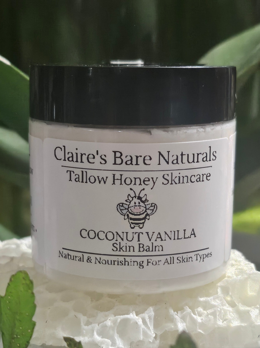 Tallow Honey Coconut Vanilla Skin Balm