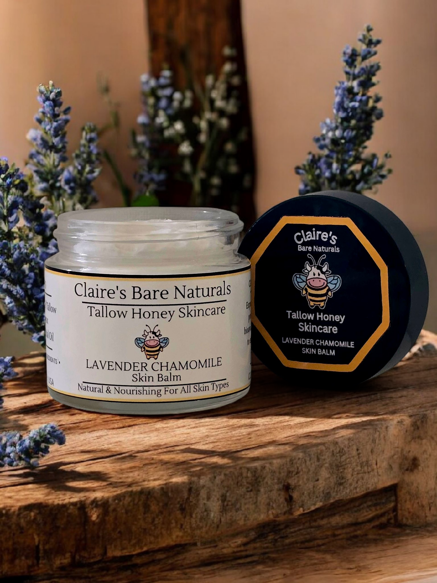Tallow Honey Lavender Chamomile Skin Balm