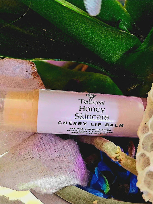 Tallow Honey Cherry Lip Balm