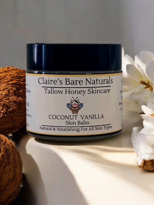 Tallow Honey Coconut Vanilla Skin Balm